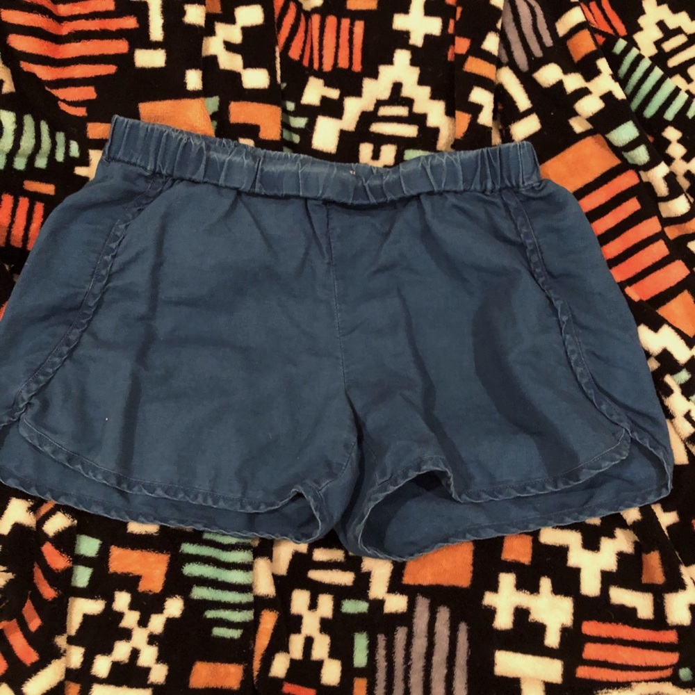 Blue shorts